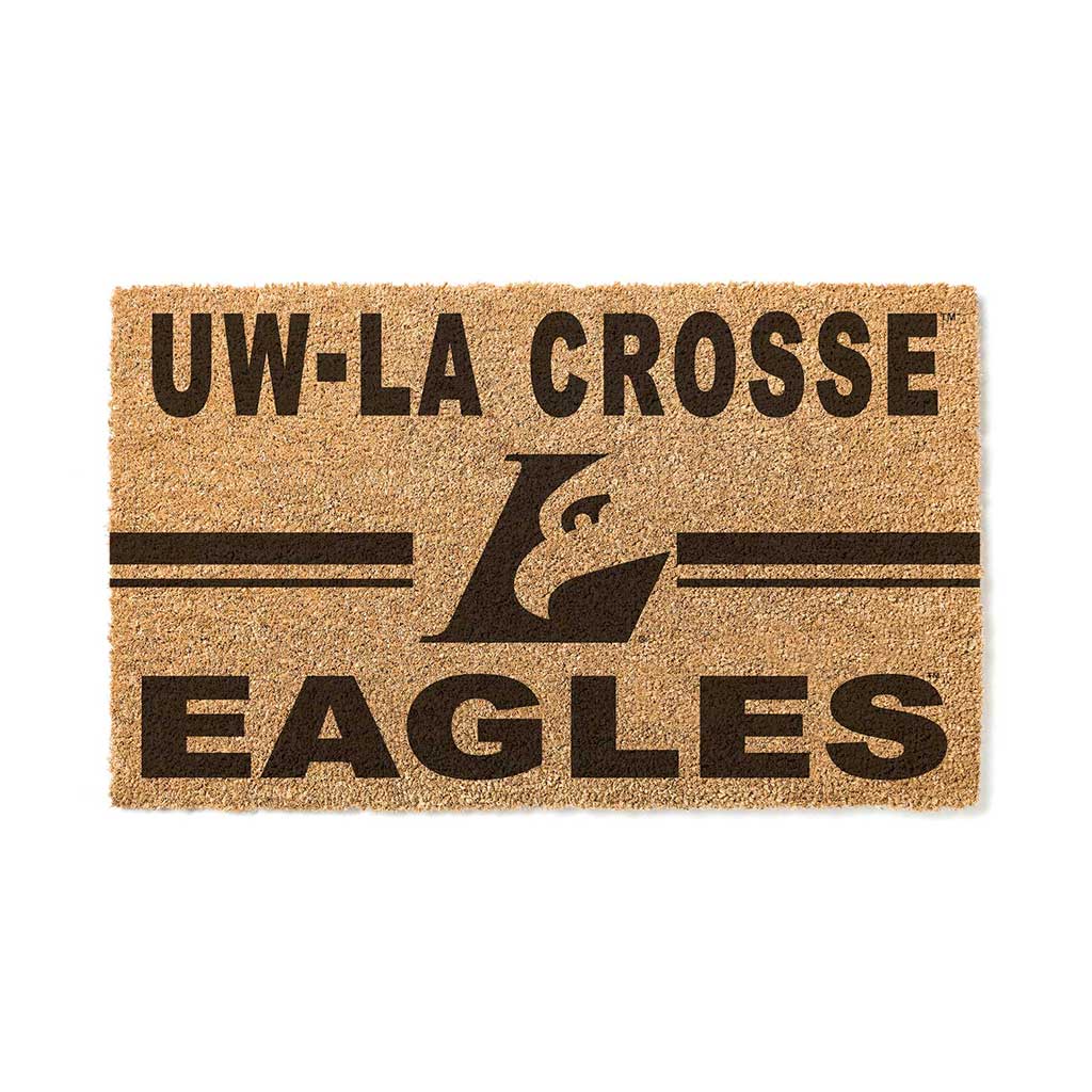 Team Coir Doormat Team Logo University of Wisconsin La Crosse Eagles