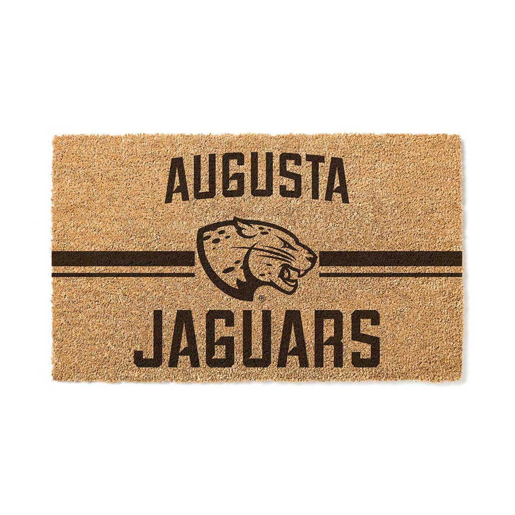 Team Coir Doormat Team Logo Augusta University Jaguars