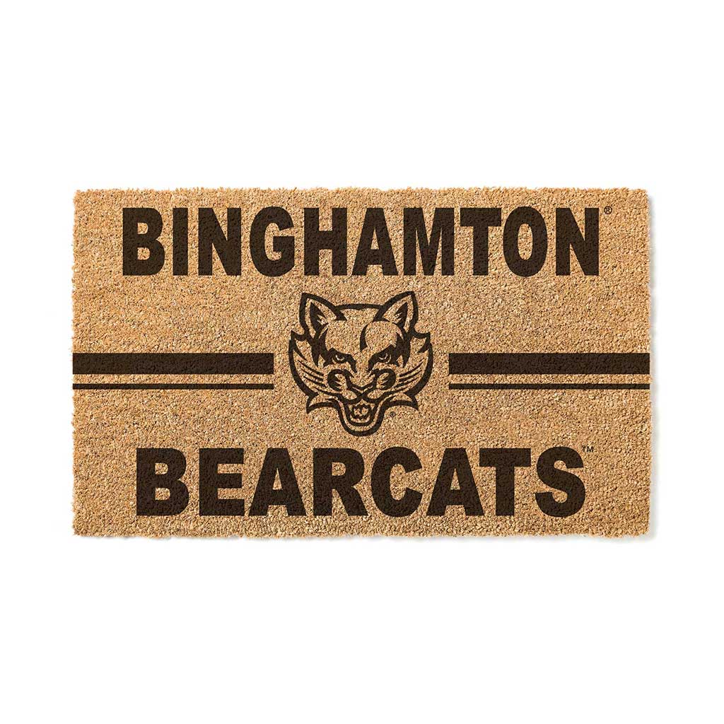 Team Coir Doormat Team Logo Binghamton Bearcats