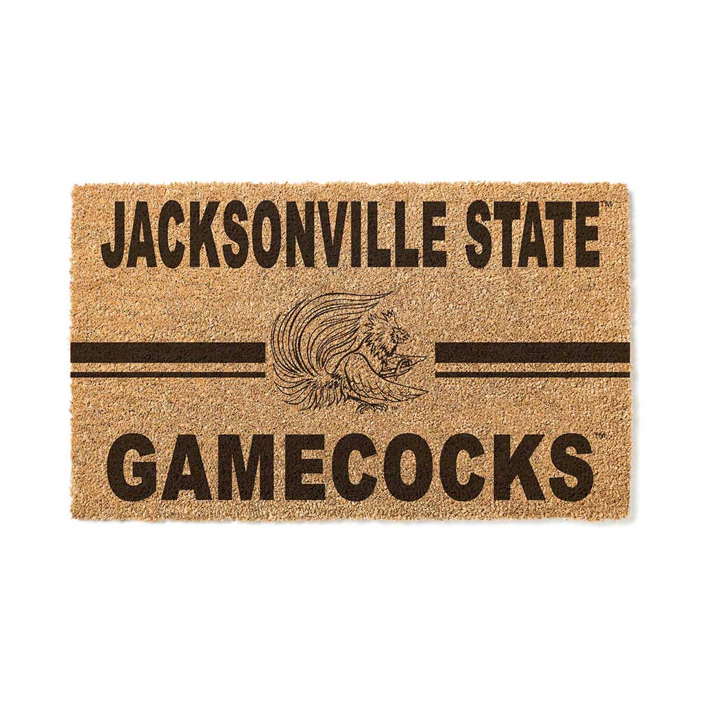 Team Coir Doormat Team Logo Jacksonville State Gamecocks