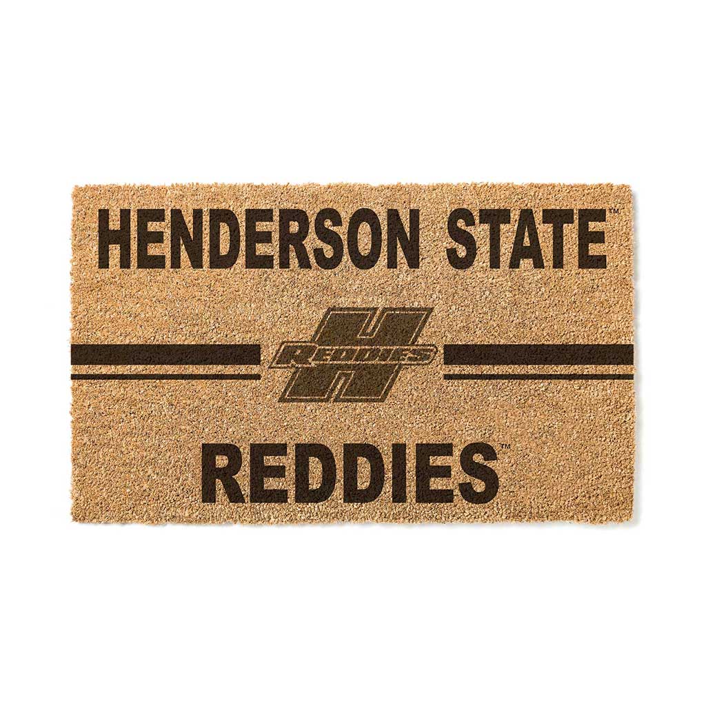 Team Coir Doormat Team Logo Henderson State Reddies