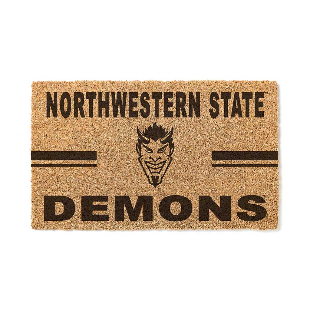 Team Coir Doormat Team Logo Northwestern State Demons
