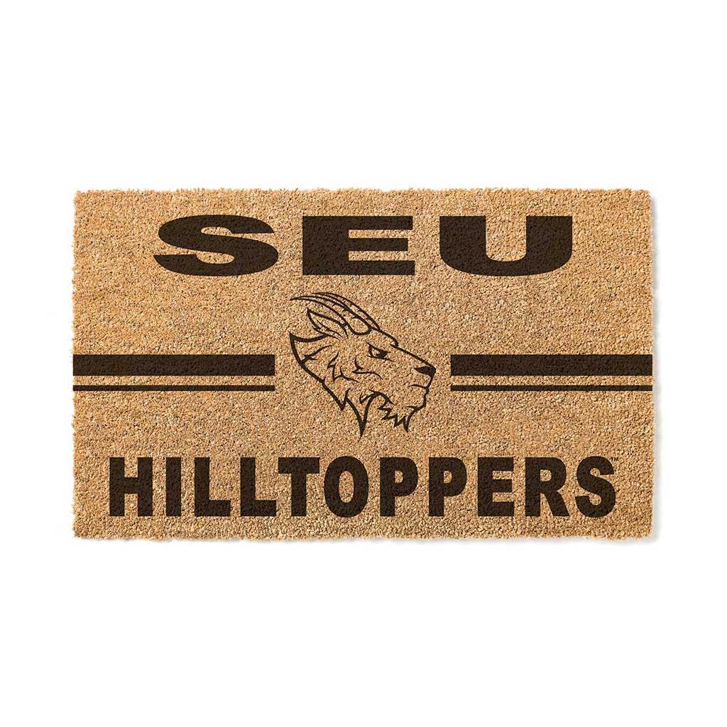 Team Coir Doormat Team Logo St. Edwards University Hilltoppers