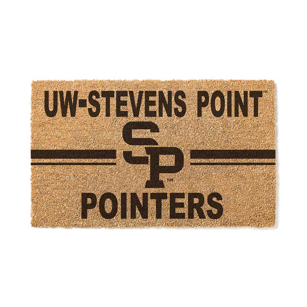 Team Coir Doormat Team Logo University of Wisconsin Steven's Point Pointers