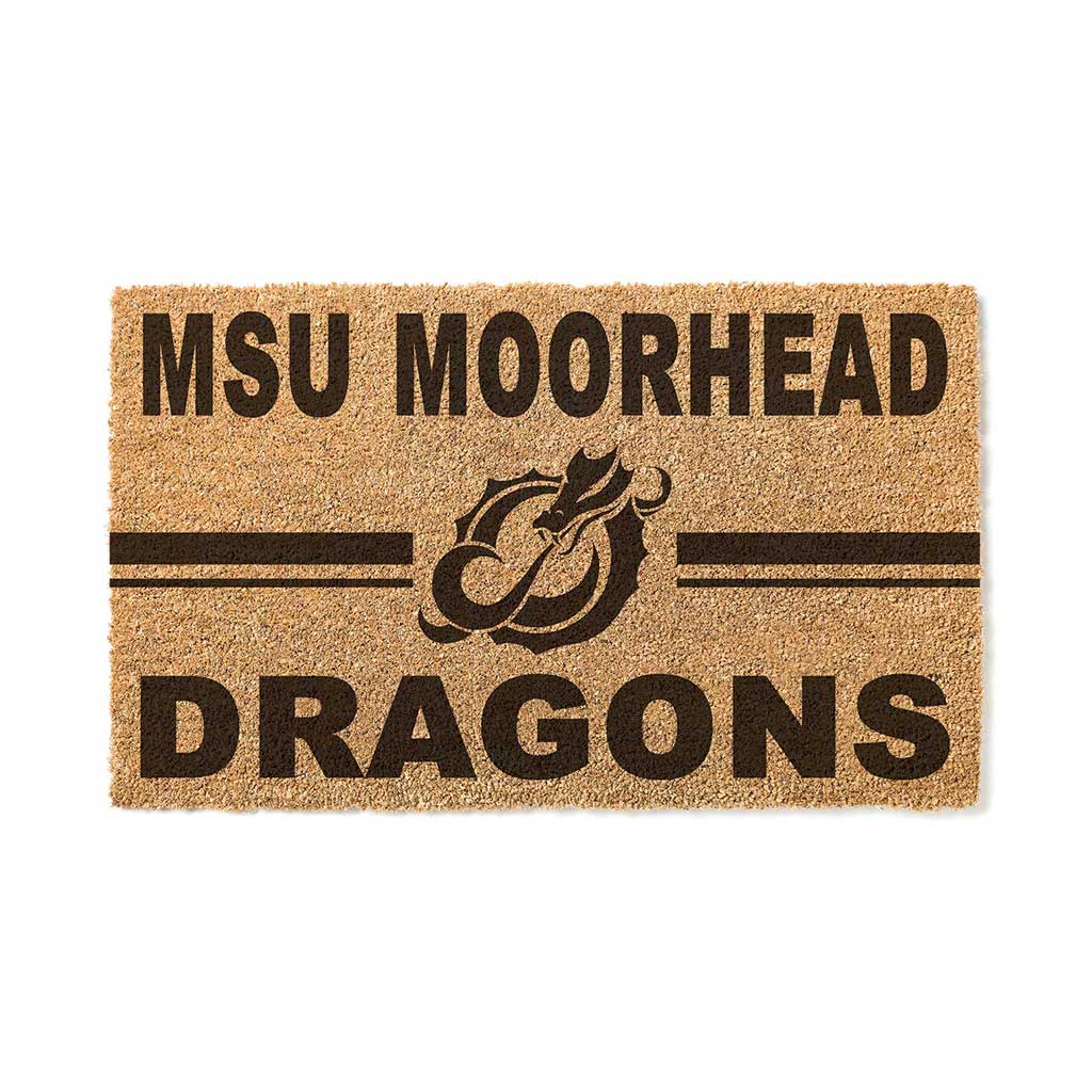 Team Coir Doormat Team Logo Minnesota State - Moorhead DRAGONS