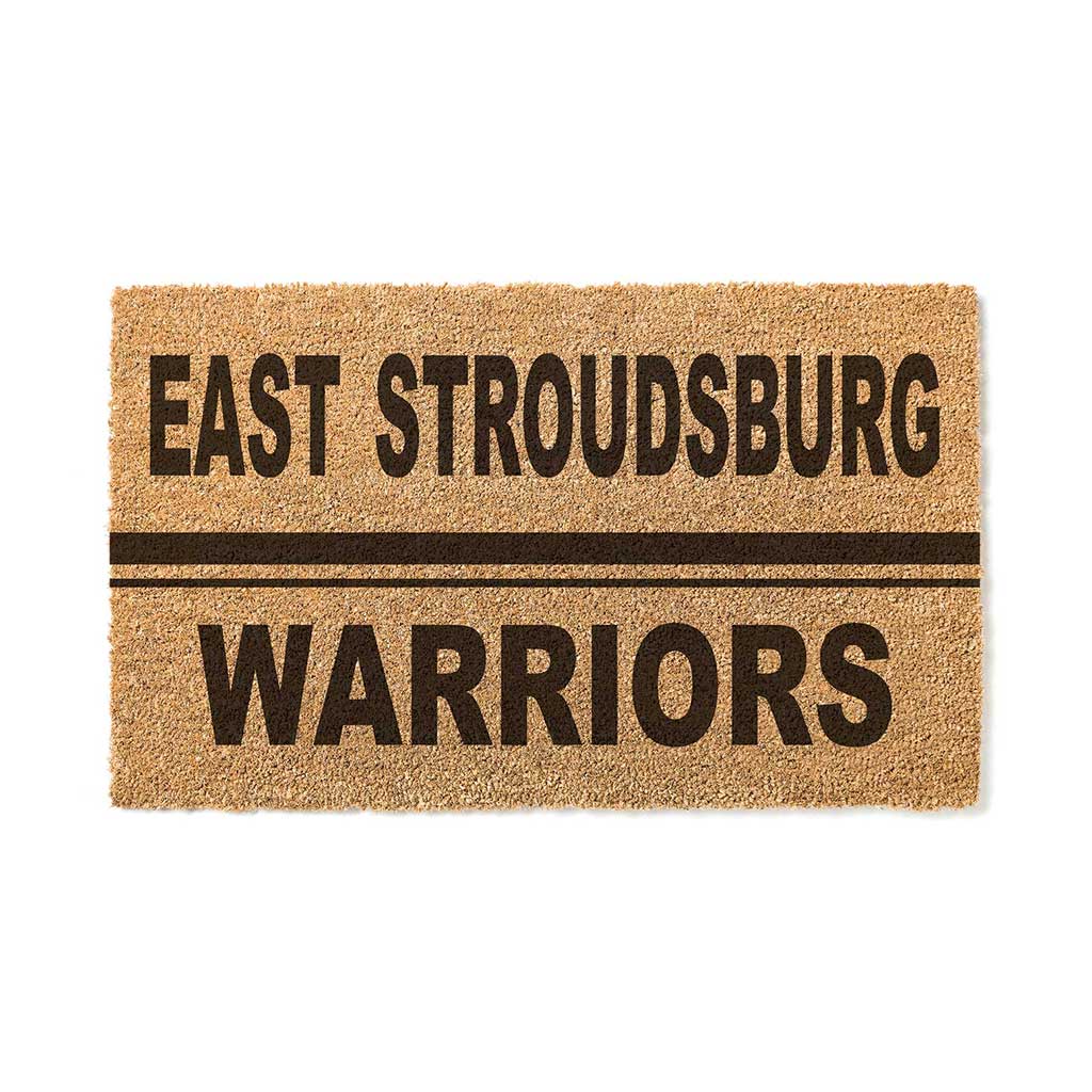 Team Coir Doormat Team Logo East Stroudsburg University WARRIORS
