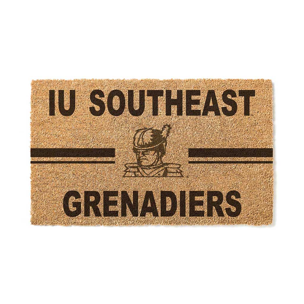 Team Coir Doormat Team Logo Indiana University Southeast Grenadiers