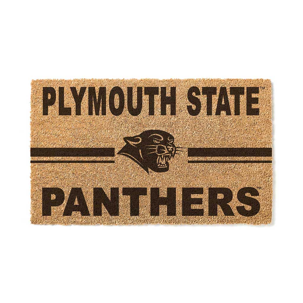 Team Coir Doormat Team Logo Playmouth State University Panthers