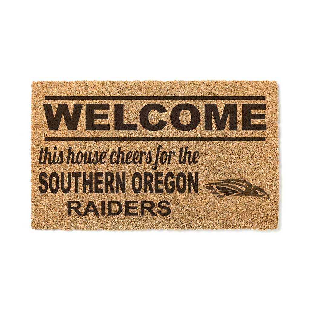 Team Coir Doormat Welcome Southern Oregon University Raiders