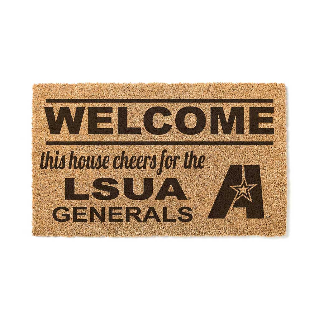 Team Coir Doormat Welcome LSU Alexandria Generals
