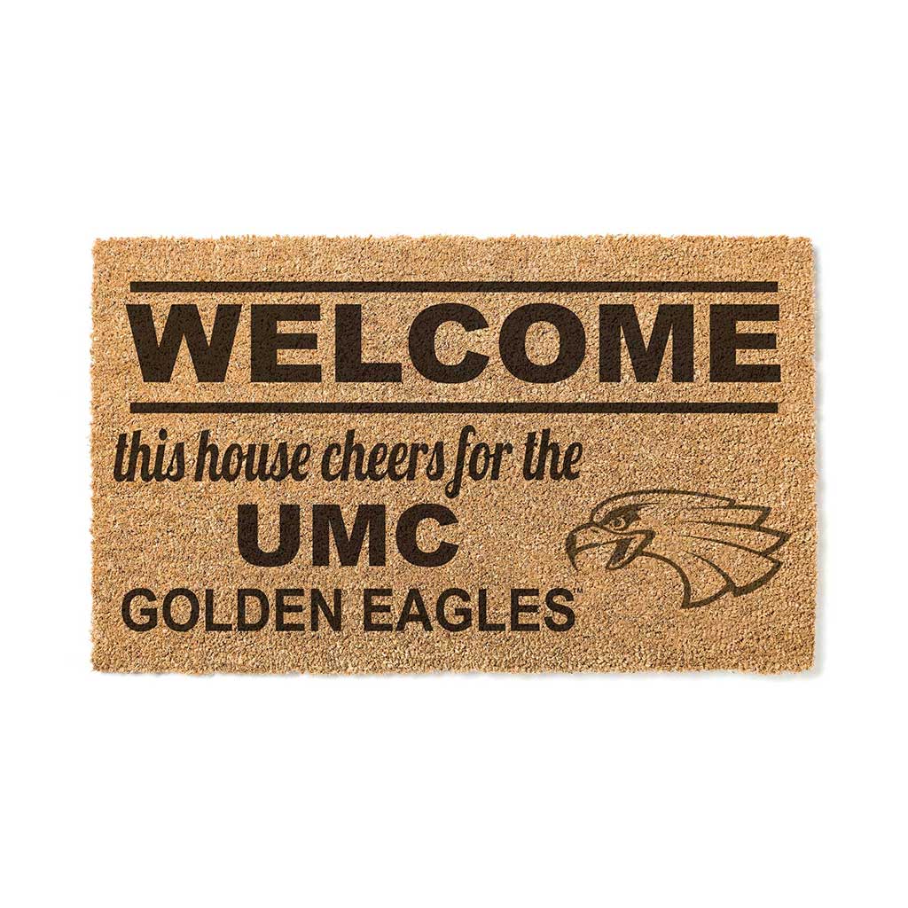 Team Coir Doormat Welcome University of Minnesota Crookston Golden Eagles