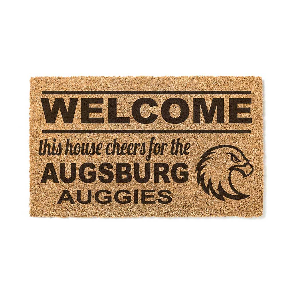 Team Coir Doormat Welcome Augsburg College Auggies