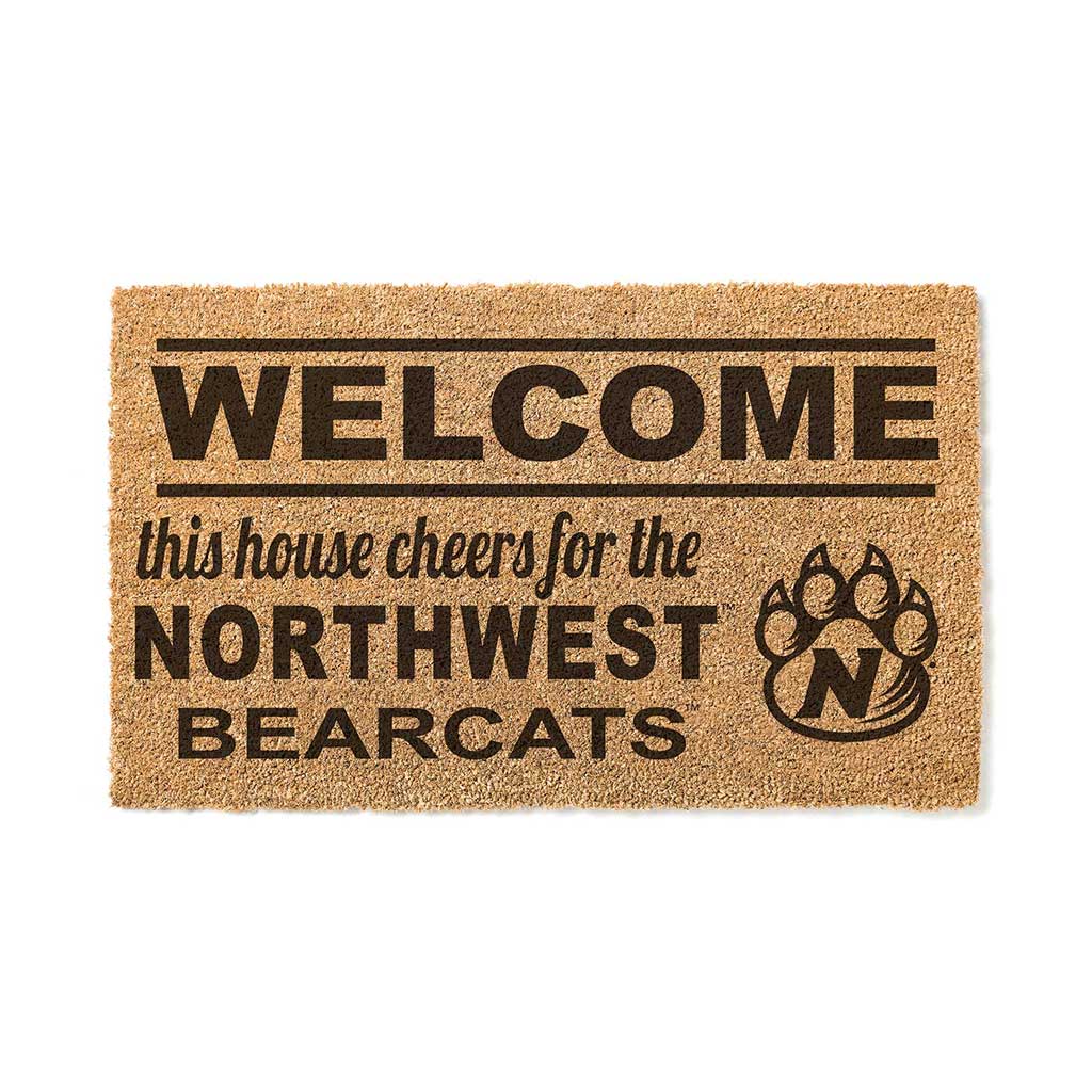 Team Coir Doormat Welcome Northwest Missouri State University Bearcats