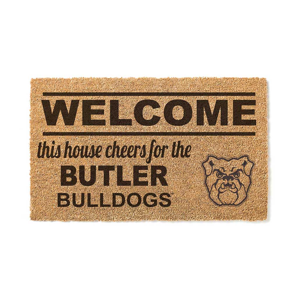 Team Coir Doormat Welcome Butler Bulldogs