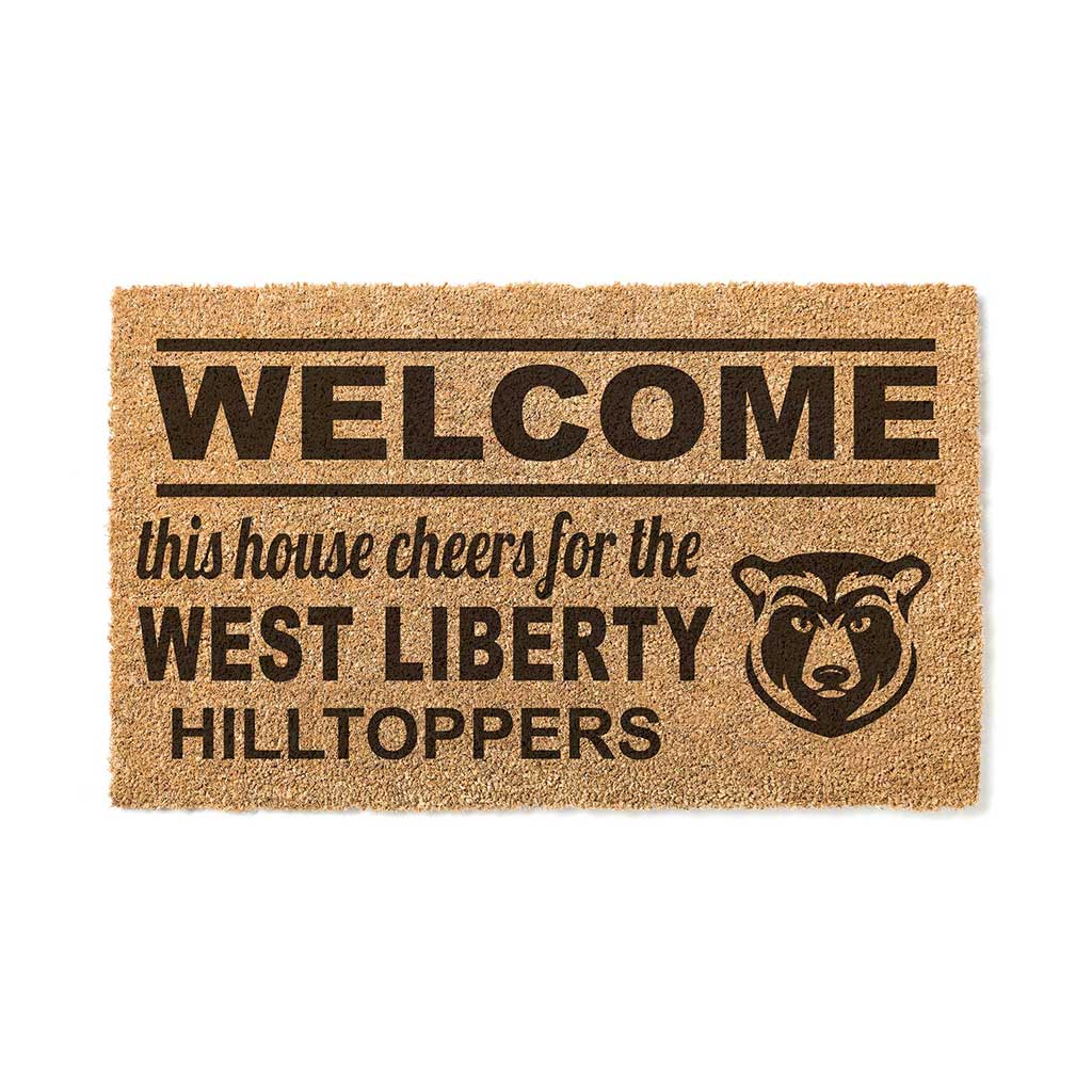 Team Coir Doormat Welcome West Liberty University Hilltoppers