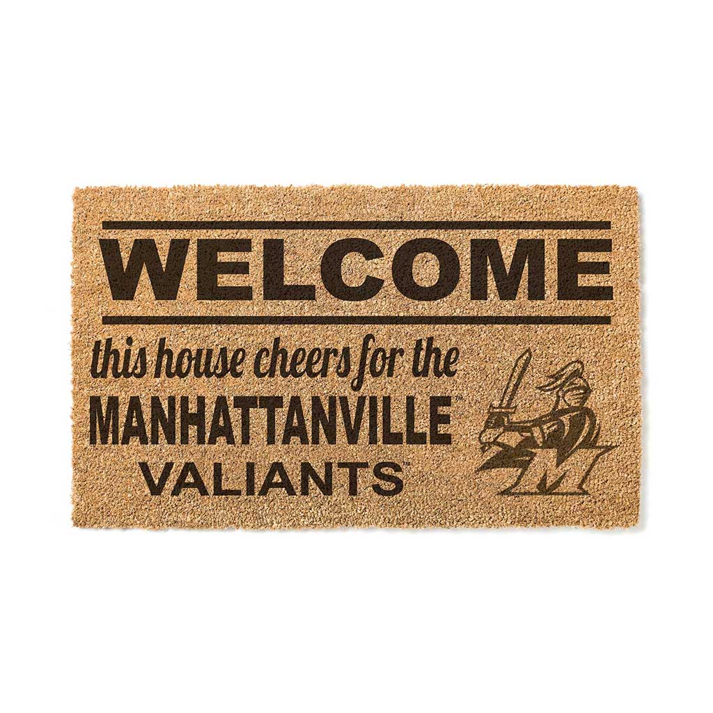 Team Coir Doormat Welcome Manhattanville College Valiants
