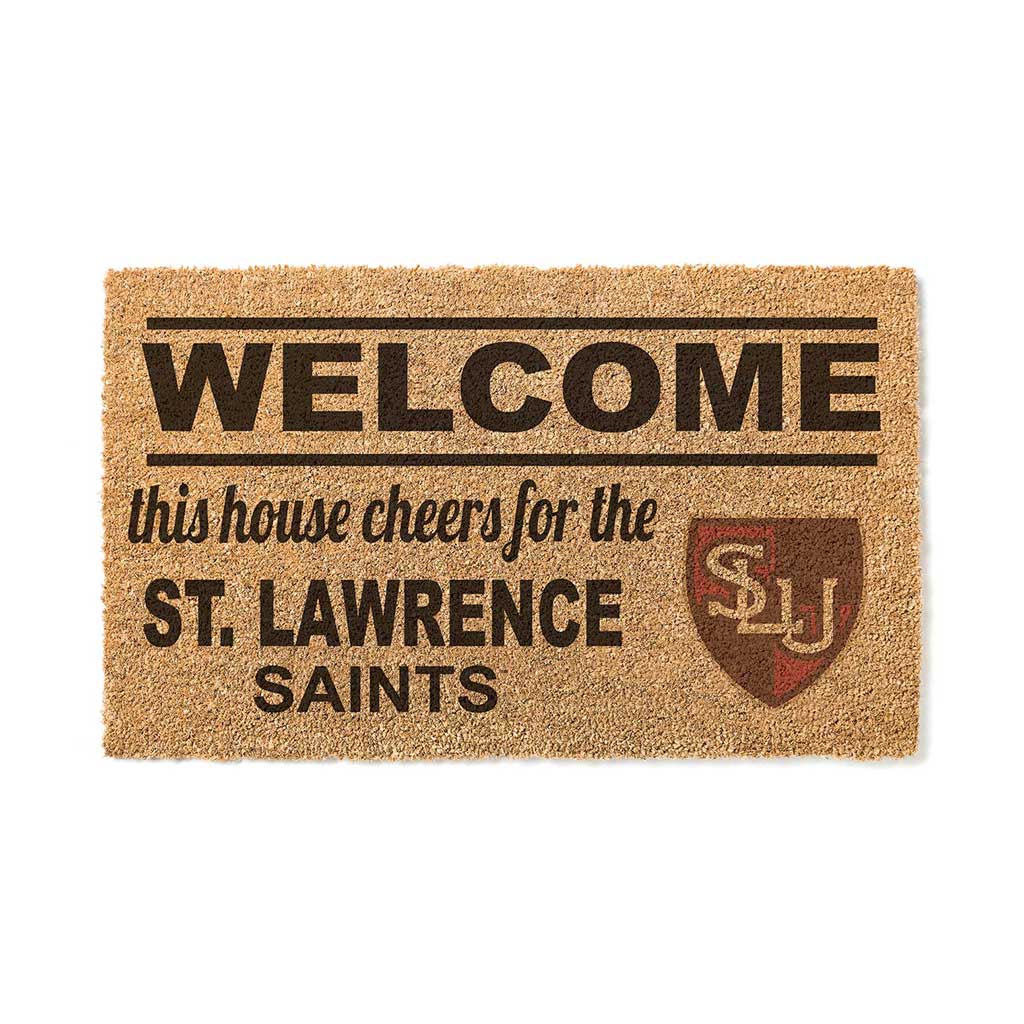 Team Coir Doormat Welcome St. Lawrence University Saints
