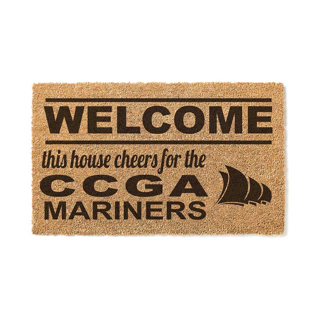 Team Coir Doormat Welcome College of Coastal Georgia Mariners
