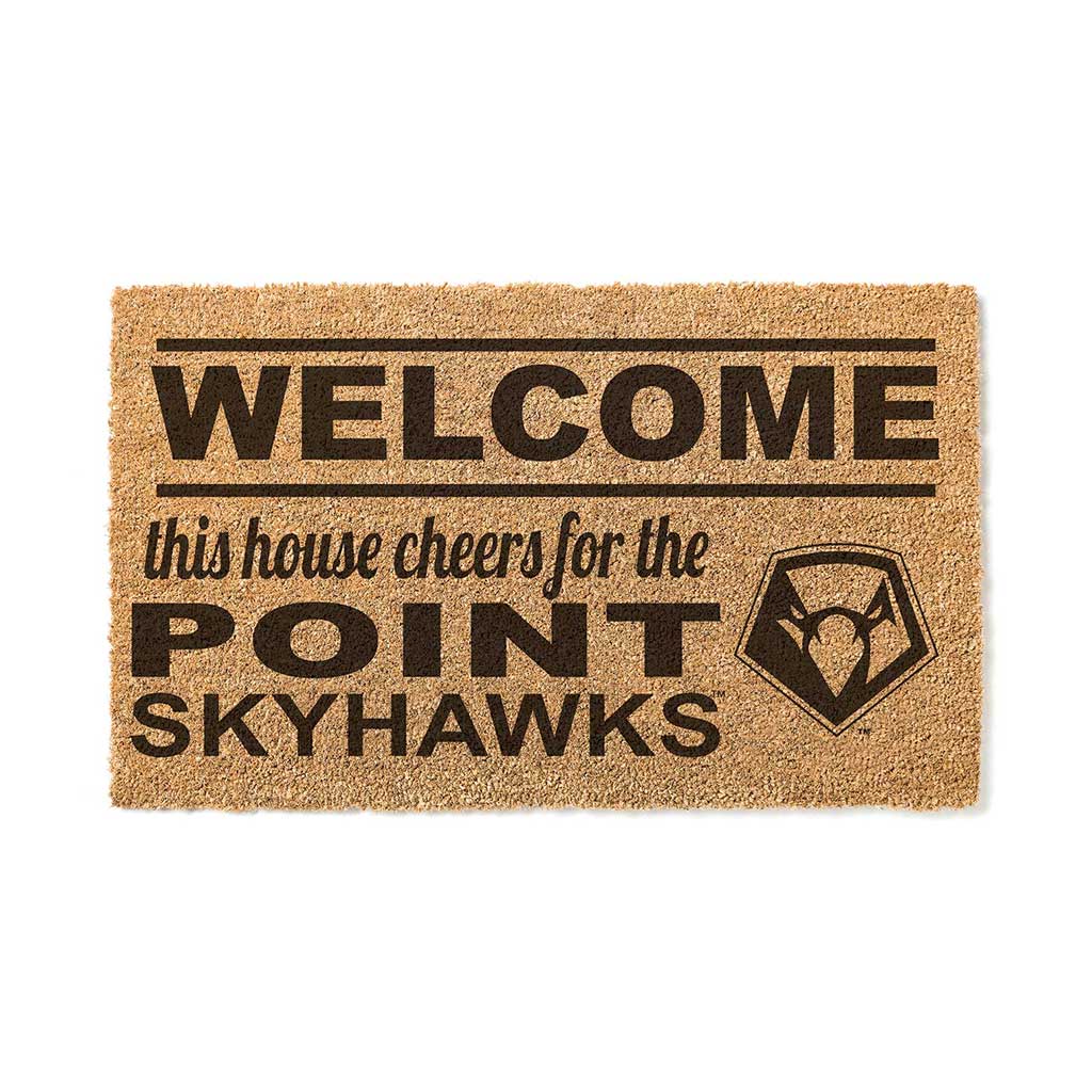Team Coir Doormat Welcome Point University Skyhawks