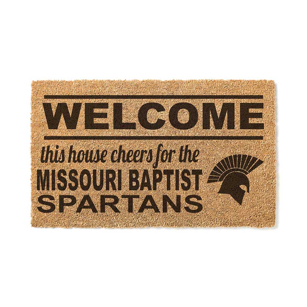 Team Coir Doormat Welcome Missouri Baptist Spartans