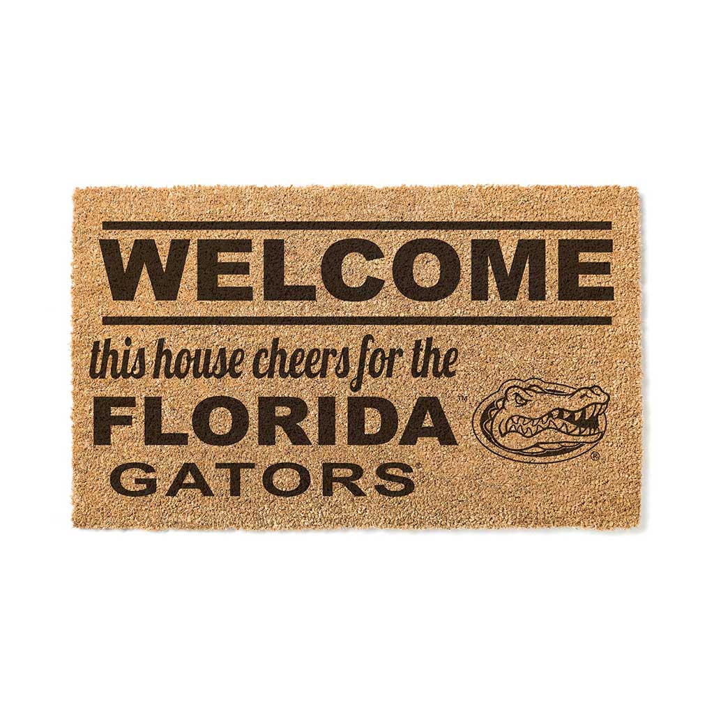 Team Coir Doormat Welcome Florida Gators