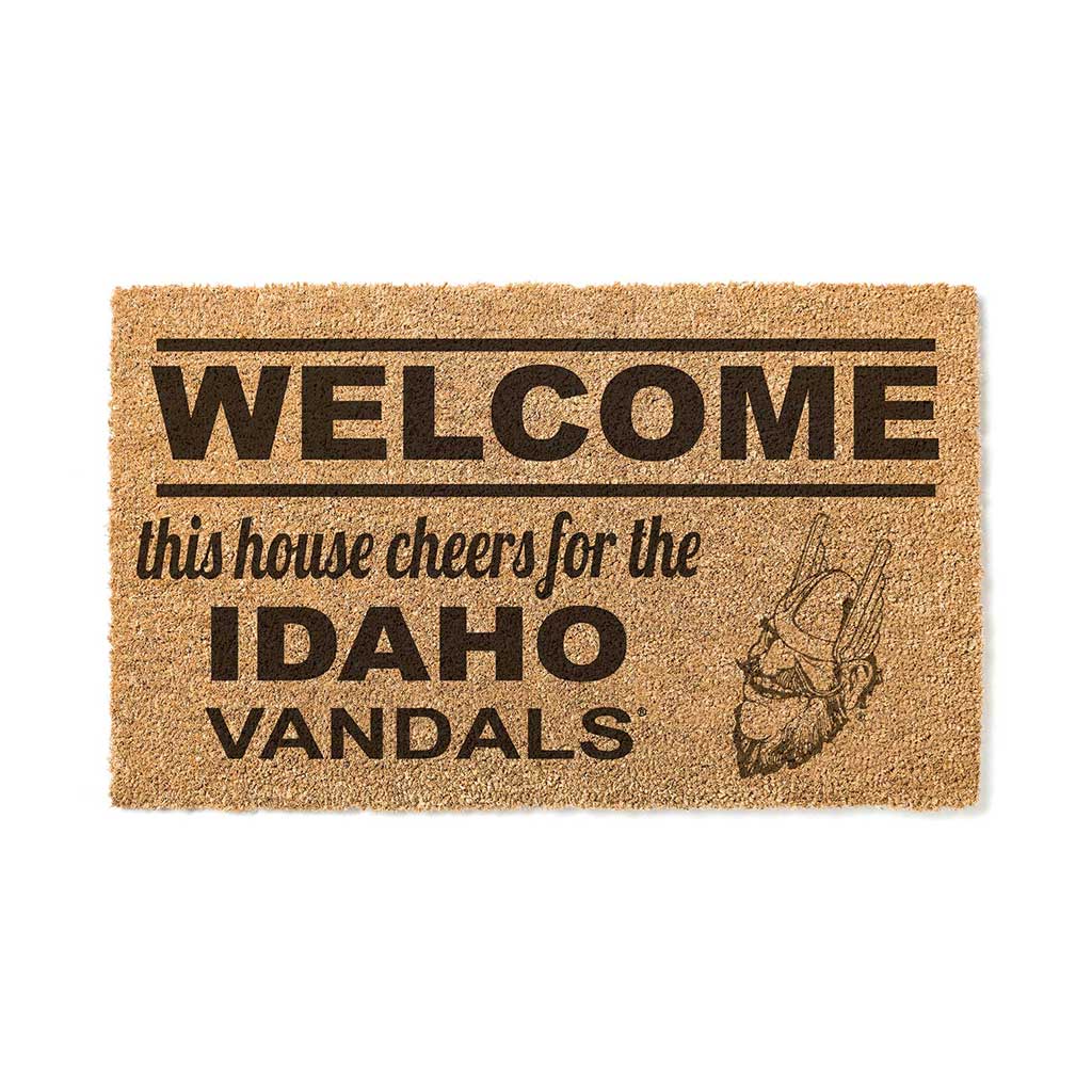 Team Coir Doormat Welcome Idaho Vandals