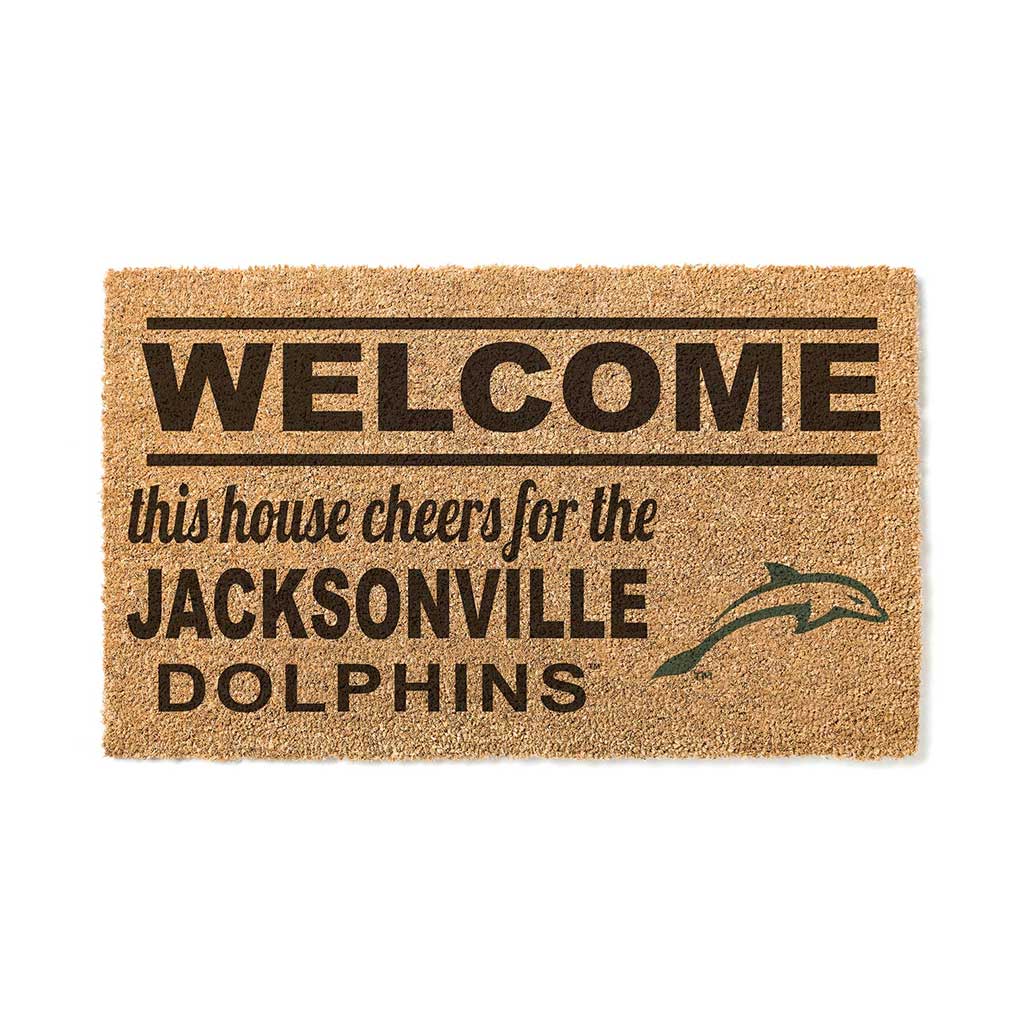 Team Coir Doormat Welcome Jacksonville Dolphins