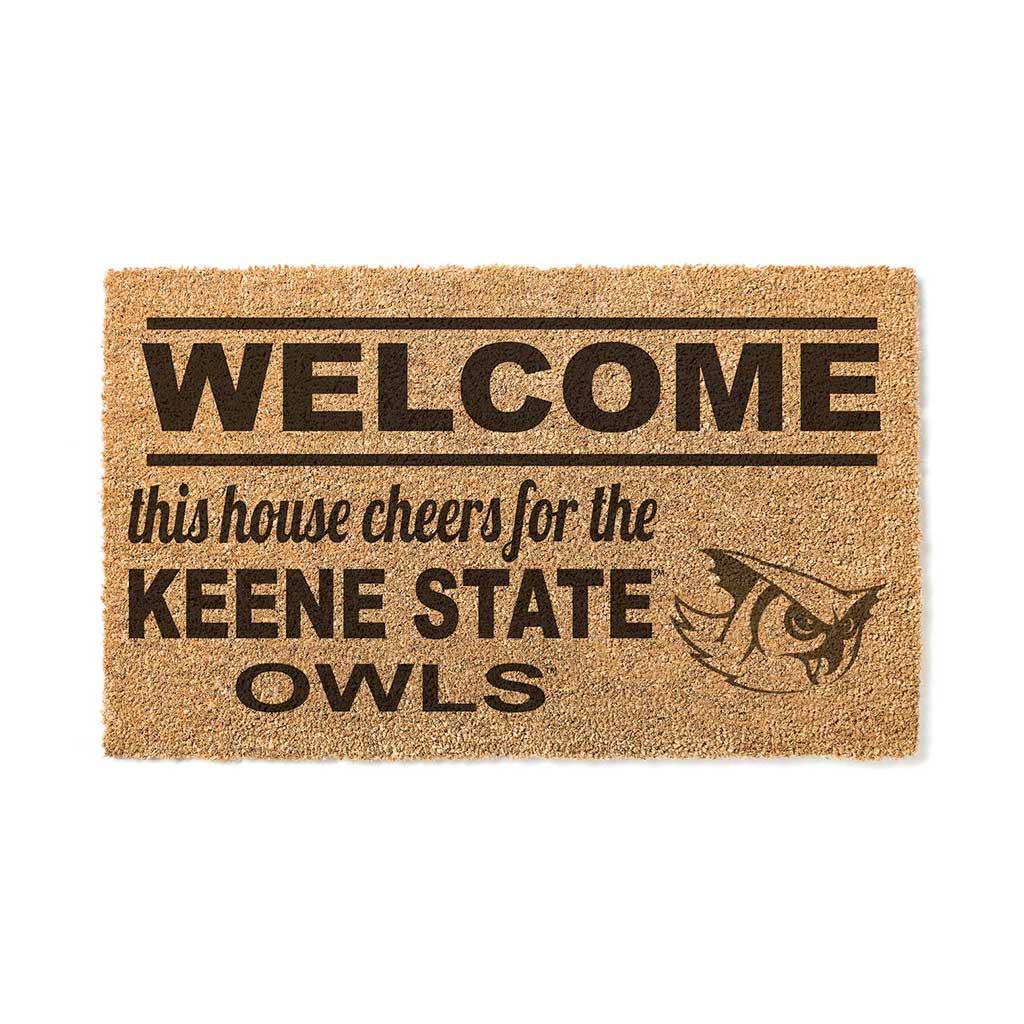 Team Coir Doormat Welcome Keene State College Owls