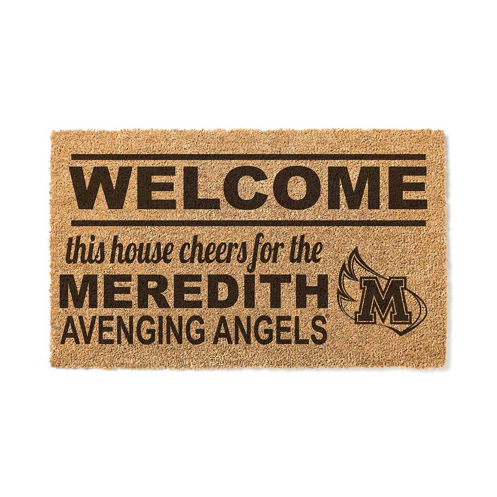 Team Coir Doormat Welcome Meredith College Avenging Angels