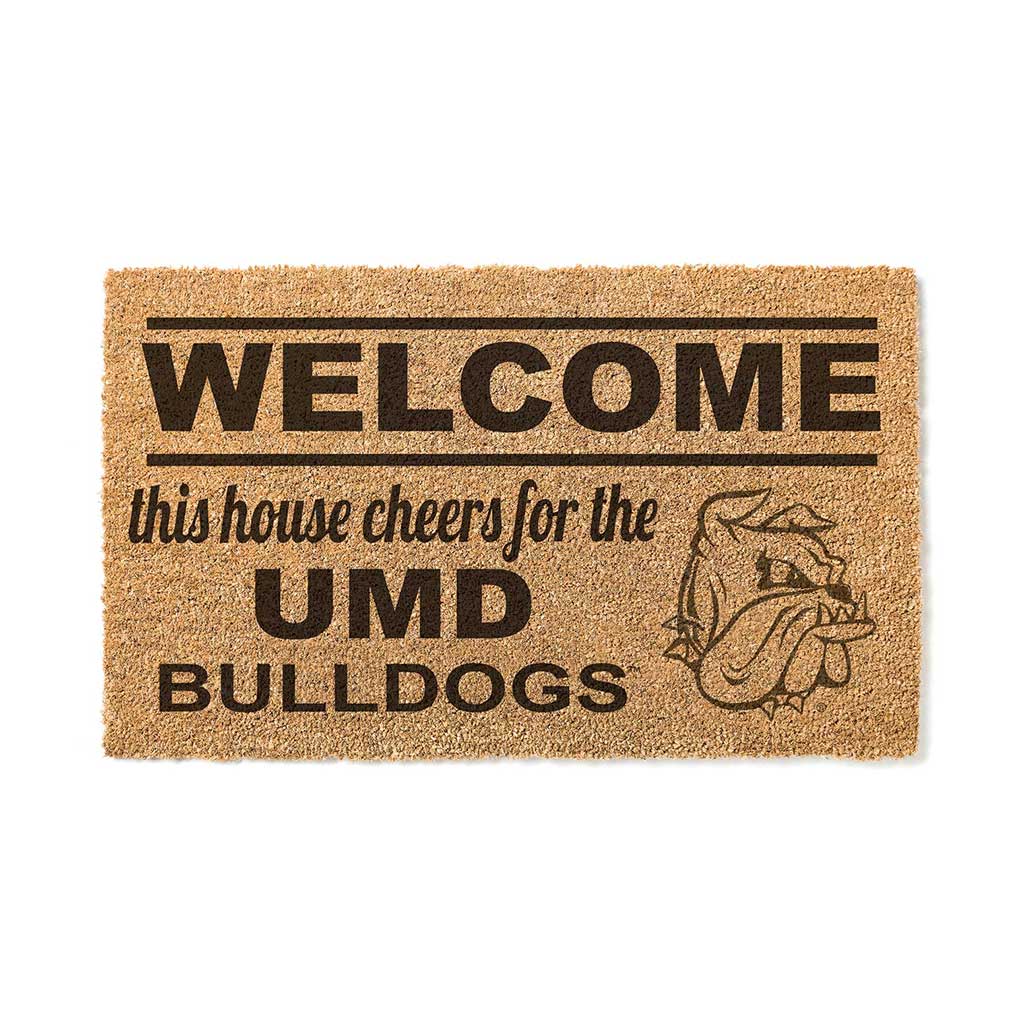 Team Coir Doormat Welcome Minnesota (Duluth) Bulldogs