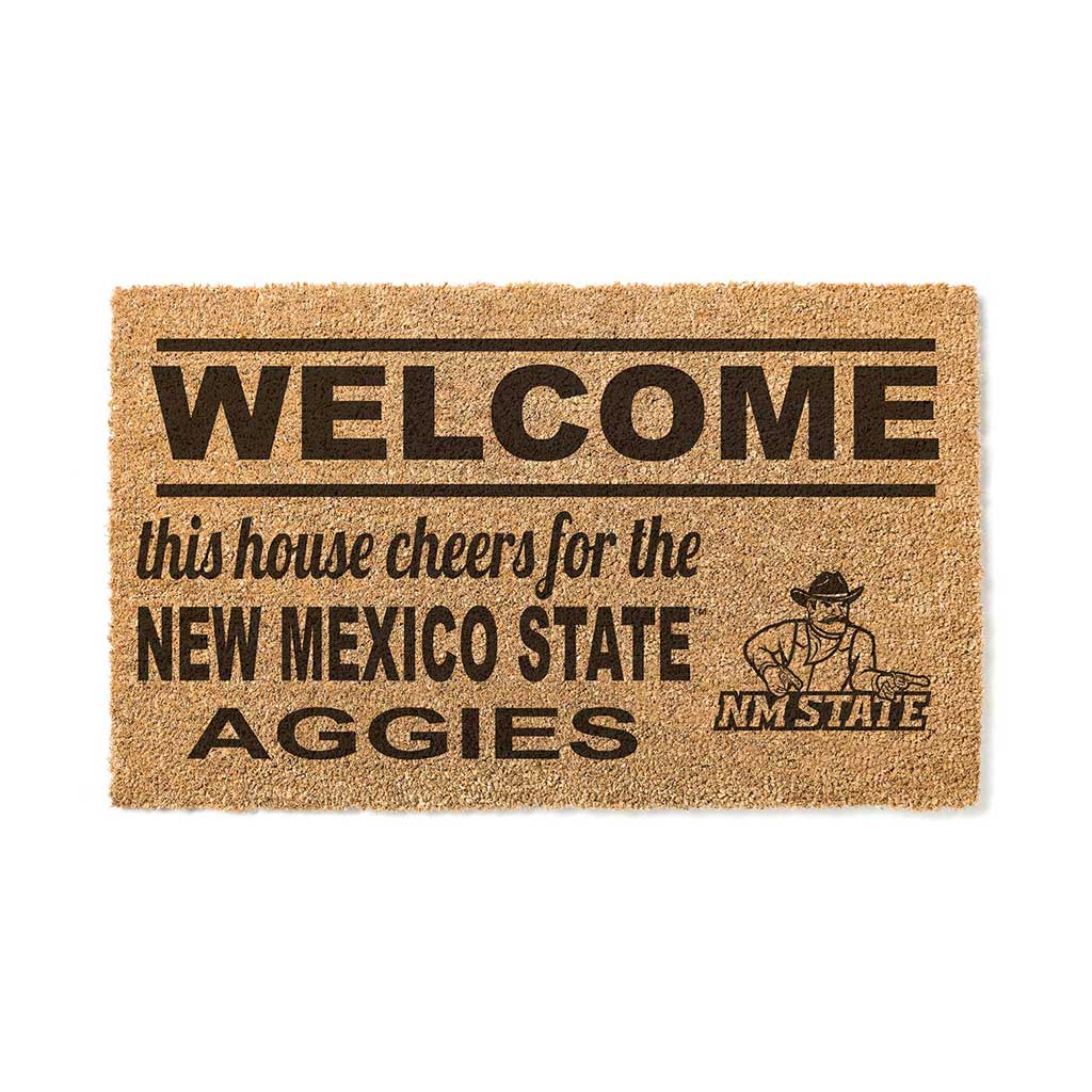 Team Coir Doormat Welcome New Mexico State Aggies