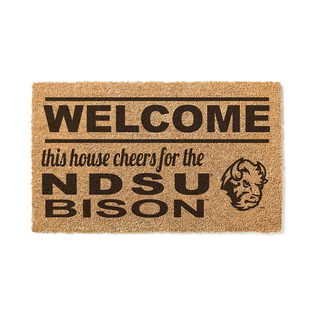 Team Coir Doormat Welcome North Dakota State Bison