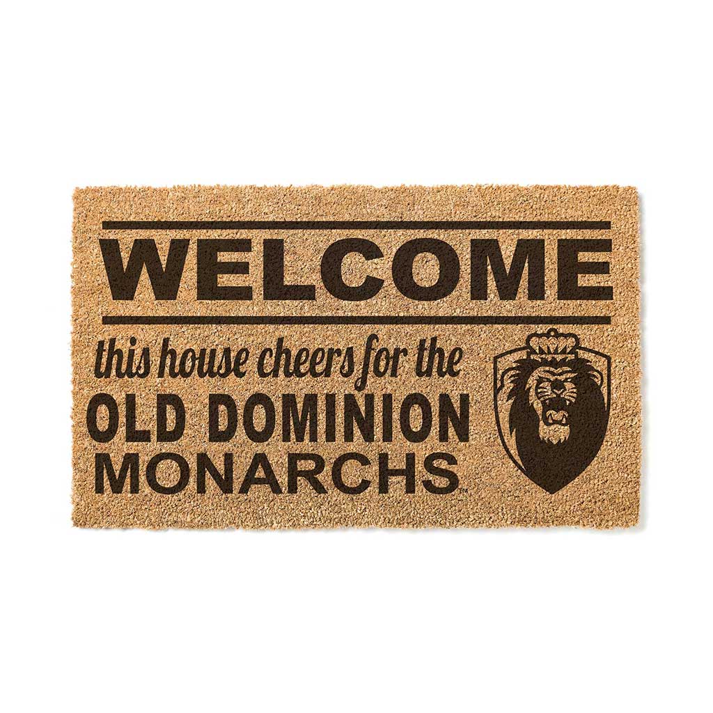 Team Coir Doormat Welcome Old Dominion Monarchs