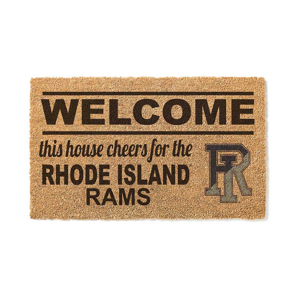Team Coir Doormat Welcome Rhode Island Rams