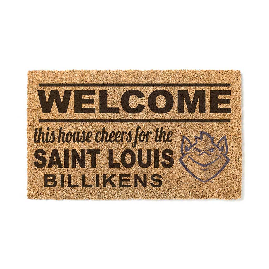 Team Coir Doormat Welcome Saint Louis Billikens