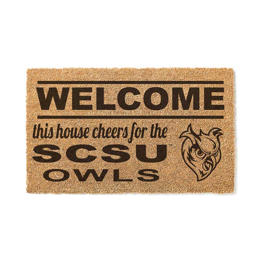 Team Coir Doormat Welcome Southern Connecticut State Owls