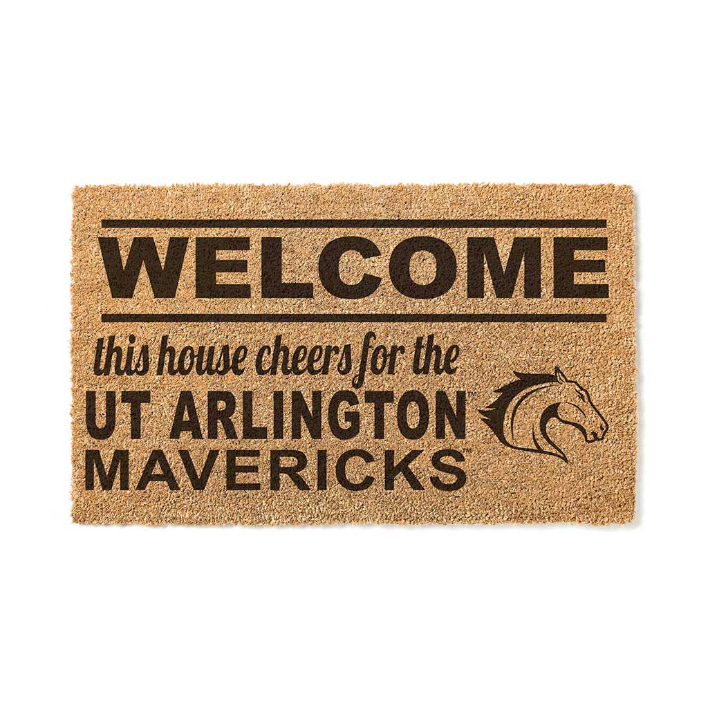 Team Coir Doormat Welcome Texas at Arlington Mavericks