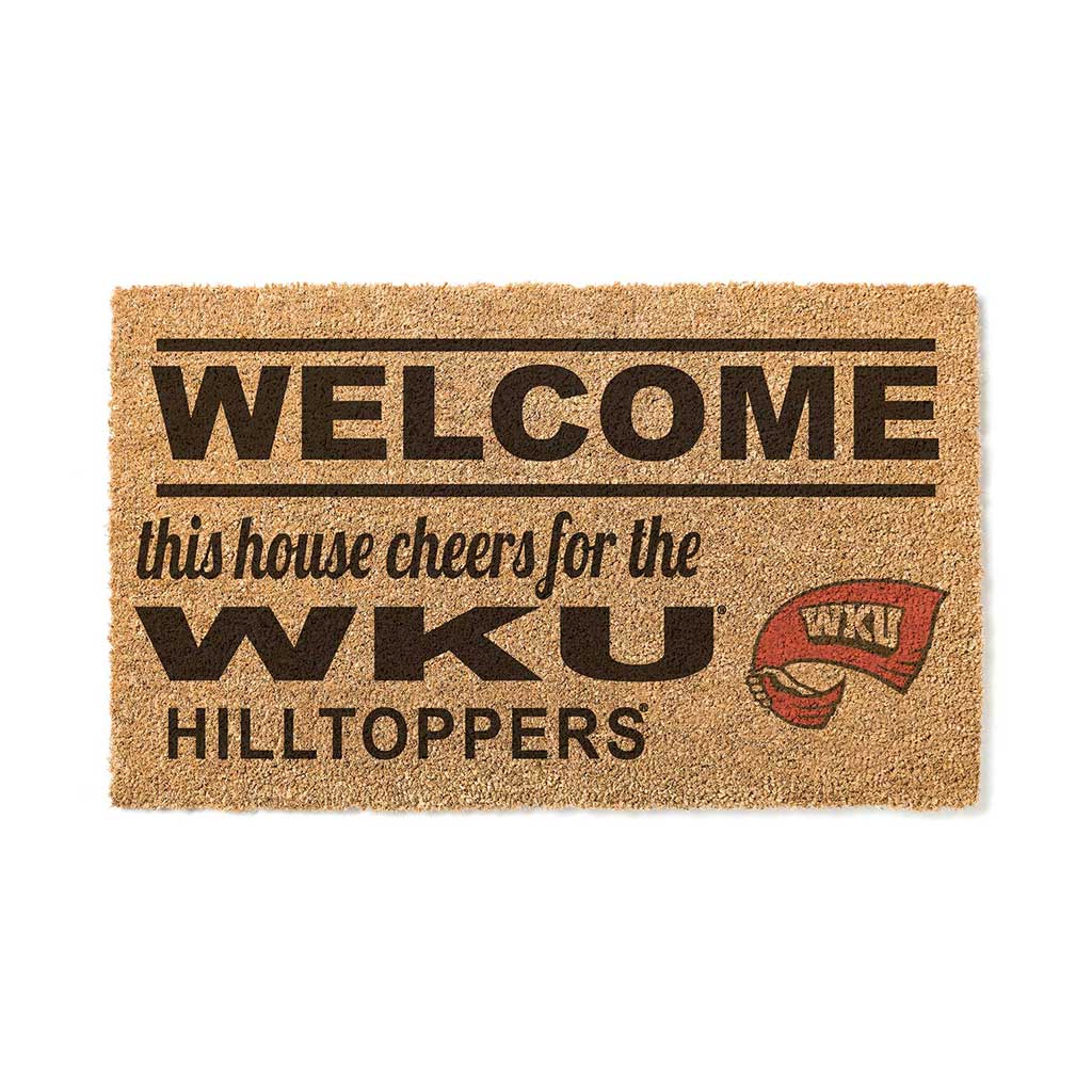 Team Coir Doormat Welcome Western Kentucky Hilltoppers