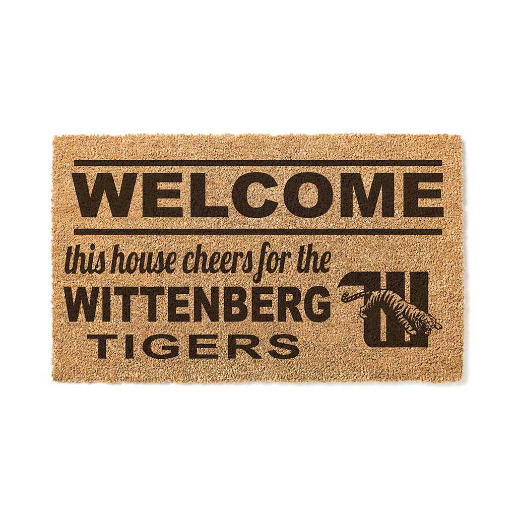 Team Coir Doormat Welcome Wittenberg Tigers