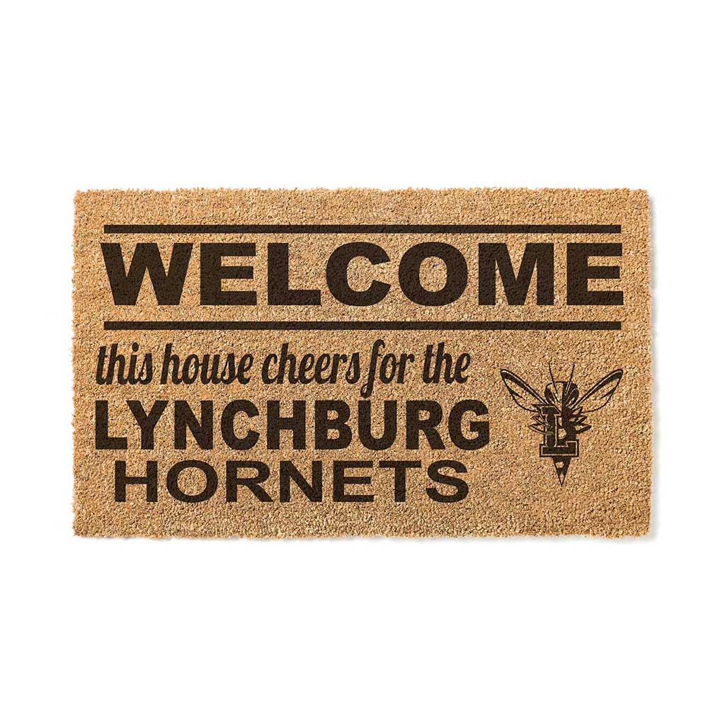 Team Coir Doormat Welcome Lynchburg College Hornets
