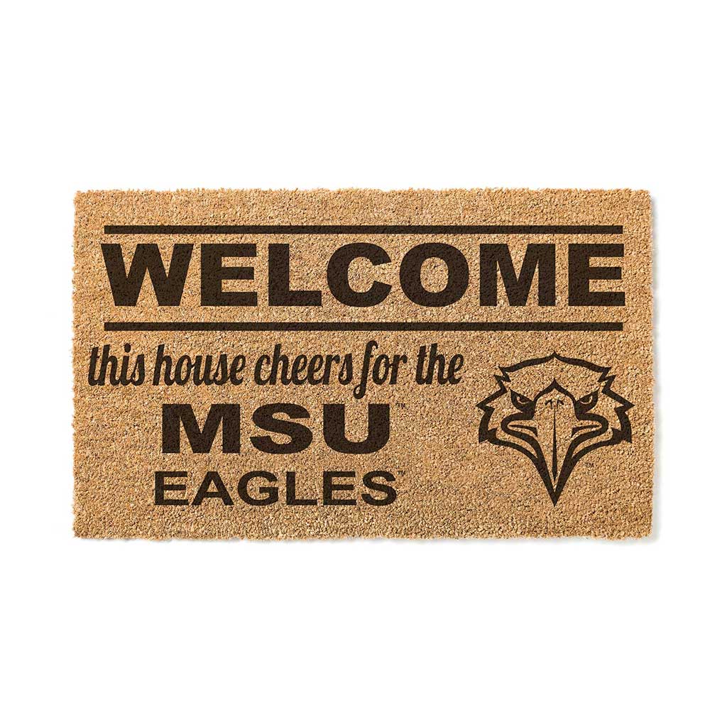 Team Coir Doormat Welcome Morehead State Eagles