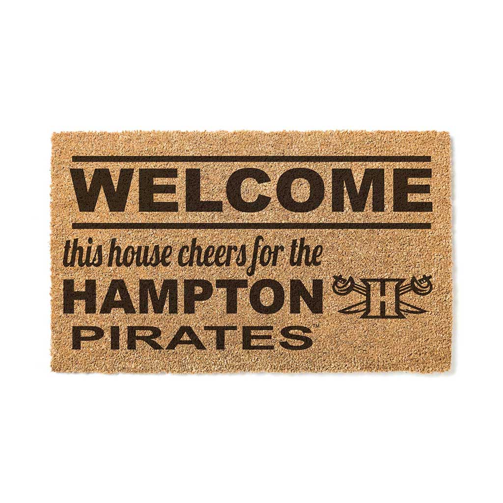Team Coir Doormat Welcome Hampton Pirates