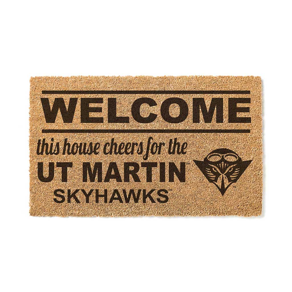 Team Coir Doormat Welcome Tennessee Martin Skyhawks