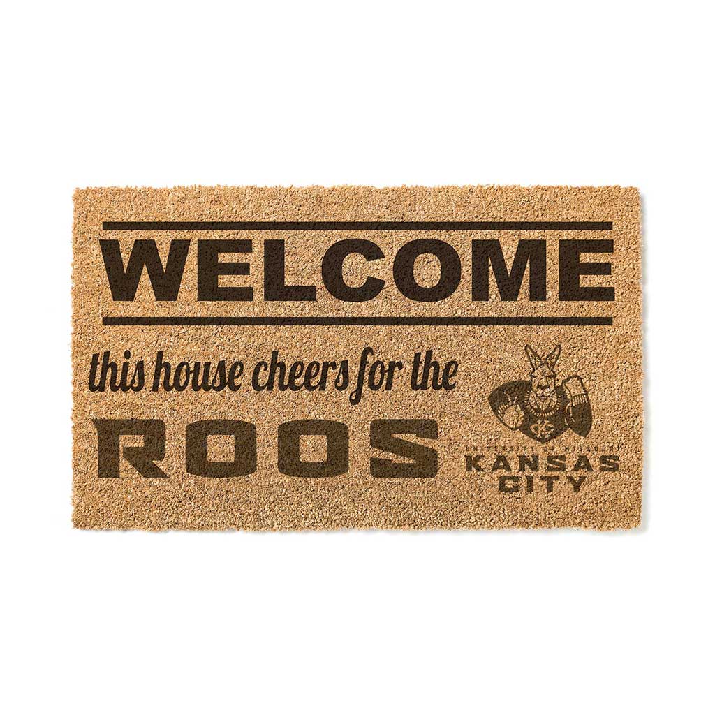 Team Coir Doormat Welcome Missouri Kansas City Kangaroos
