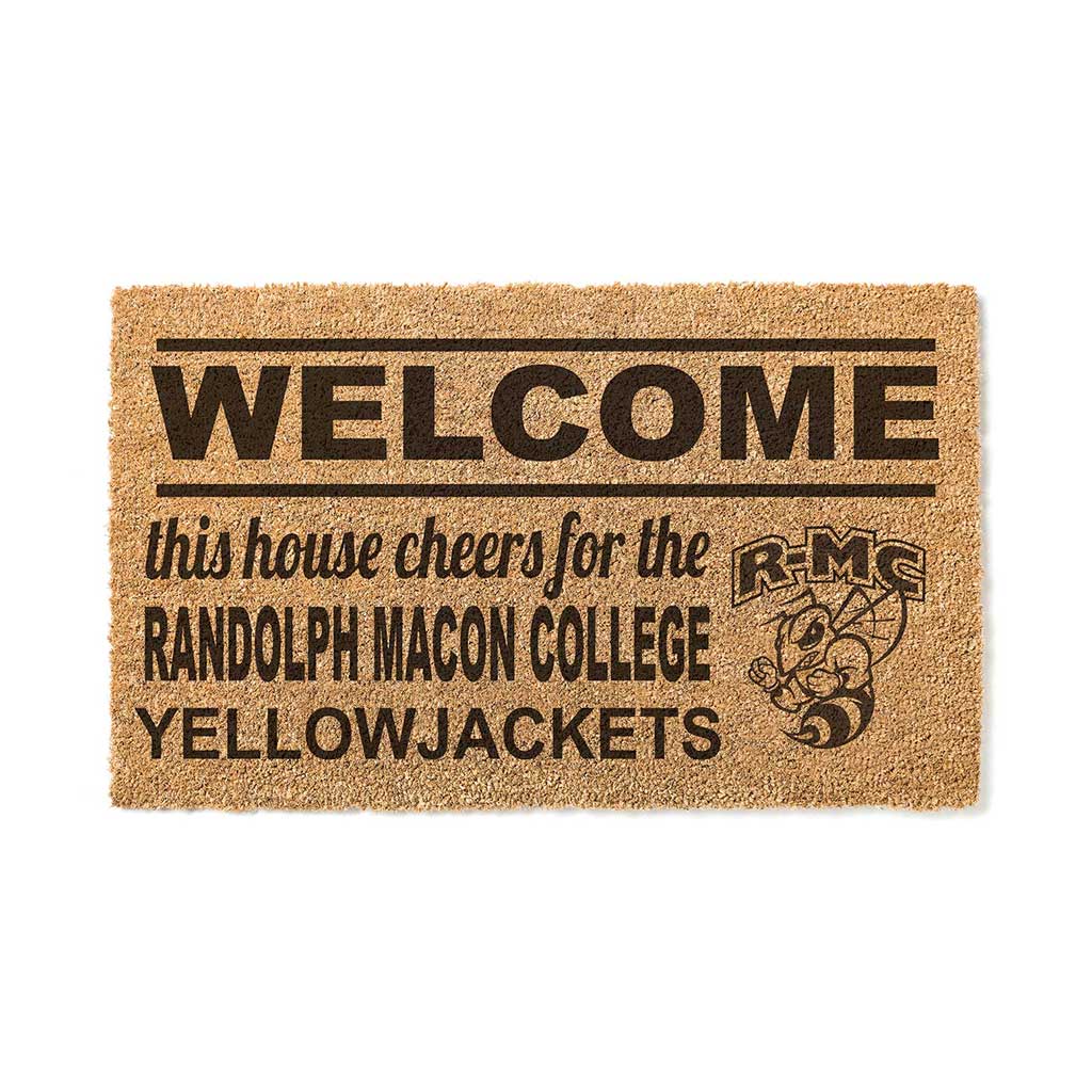 Team Coir Doormat Welcome Randolph-Macon Collage