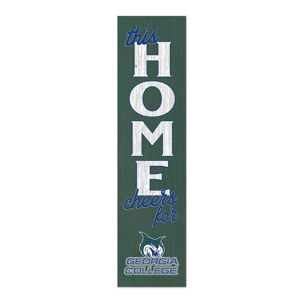 11x46 Leaning Sign This Home Georgia College Bobcats