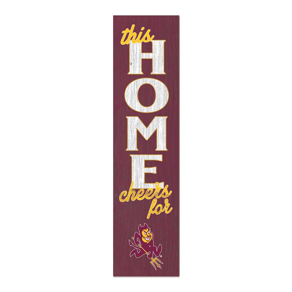 11x46 Leaning Sign This Home Arizona State Sun Devils