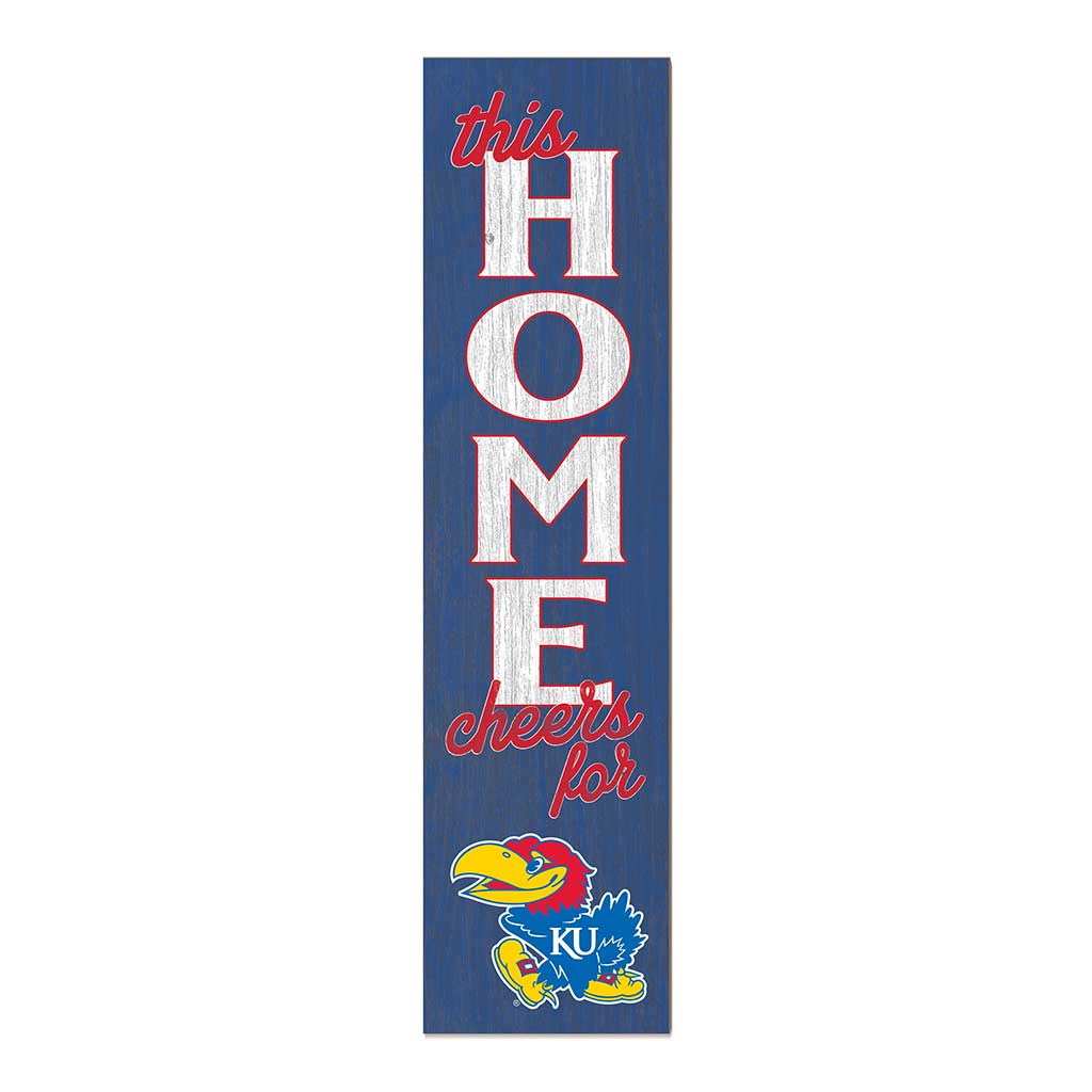 11x46 Leaning Sign This Home Kansas Jayhawks