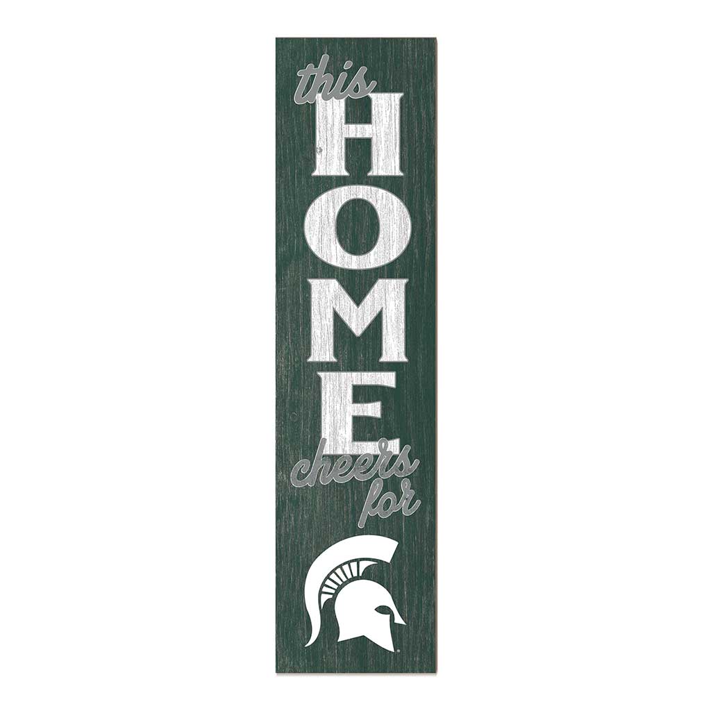 11x46 Leaning Sign This Home Michigan State Spartans