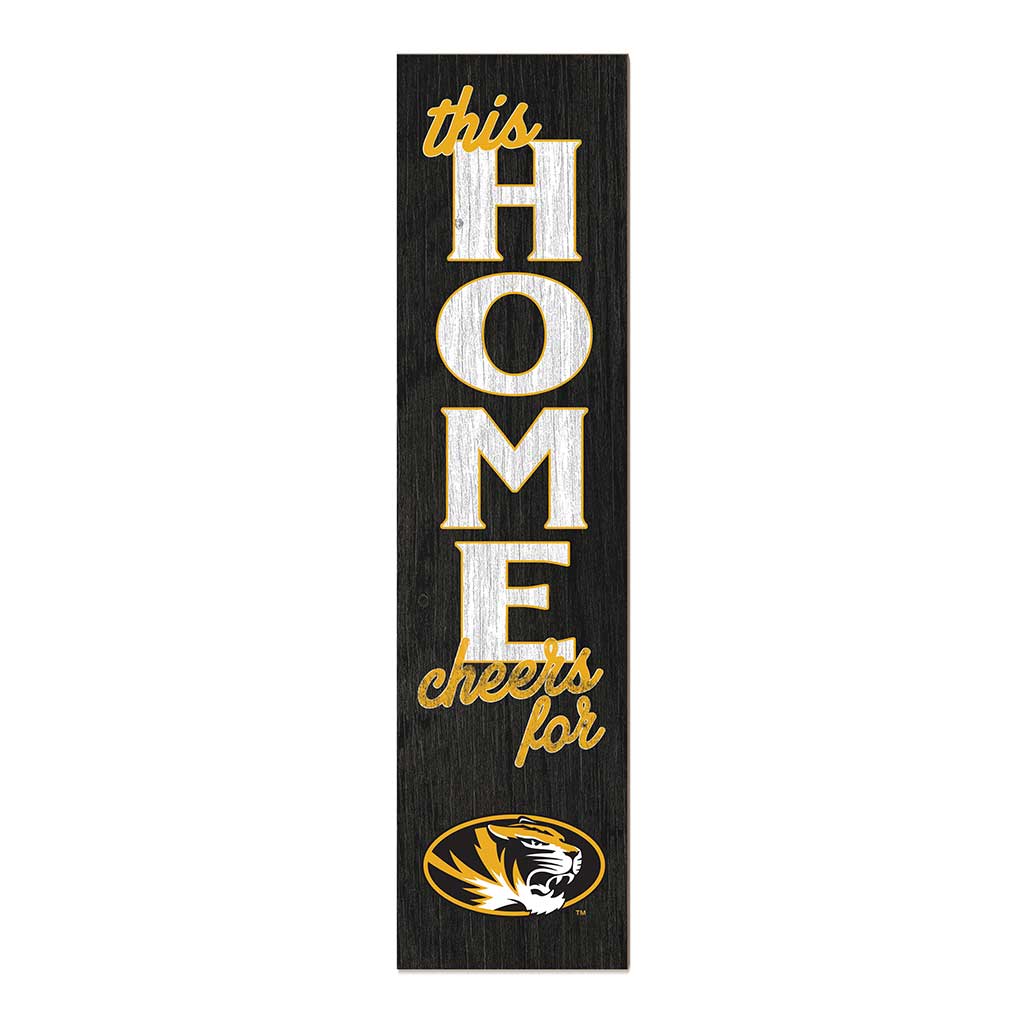 11x46 Leaning Sign This Home Missouri Tigers